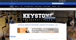 Desktop Screenshot of keystonejuniors.com